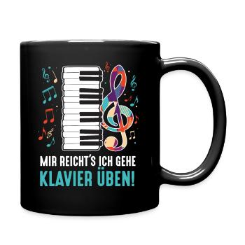 J’en ai assez Je Vais Piano Pratiquer Claviériste - Mug uni - noir - Droite