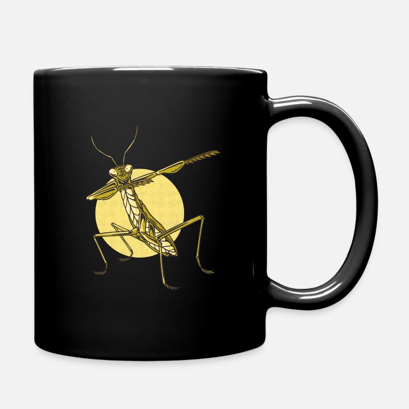 Gottesanbeterin Dabbing Praying Mantis - Tasse einfarbig - Schwarz