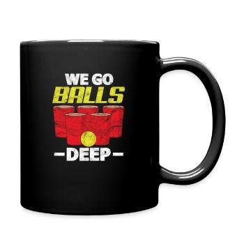 Beerpong - Mug uni - noir - Droite
