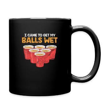 Beerpong - Mug uni - noir - Droite