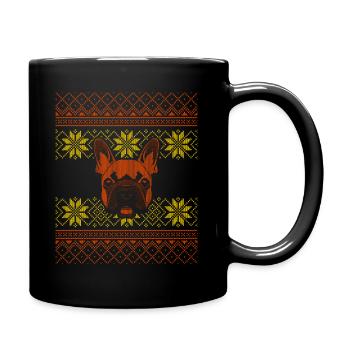 Bouledogue français - Mug uni - noir - Droite