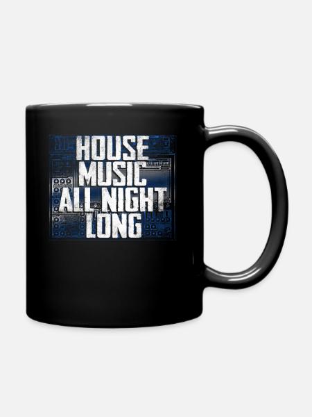 House Music - Full Colour Mug - black