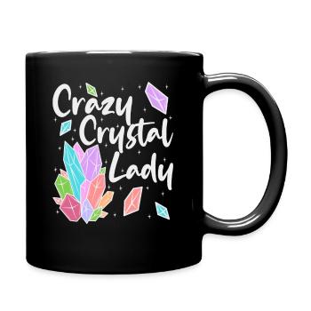 Crystal Healing Geology Geologists Gems Minerals - Full Colour Mug - black - Right
