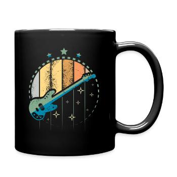 Bass gitarre vintage - Tasse einfarbig - Schwarz - Rechts