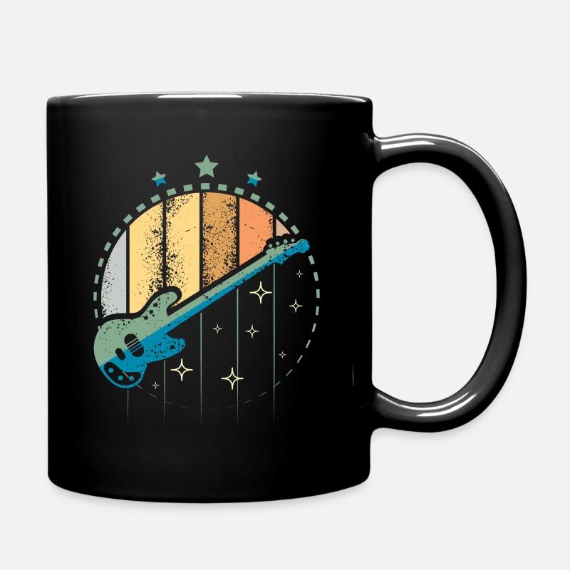 Bass gitarre vintage - Tasse einfarbig - Schwarz