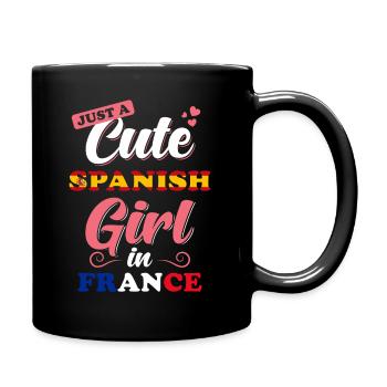 Espagne France Proverbe - Mug uni - noir - Droite