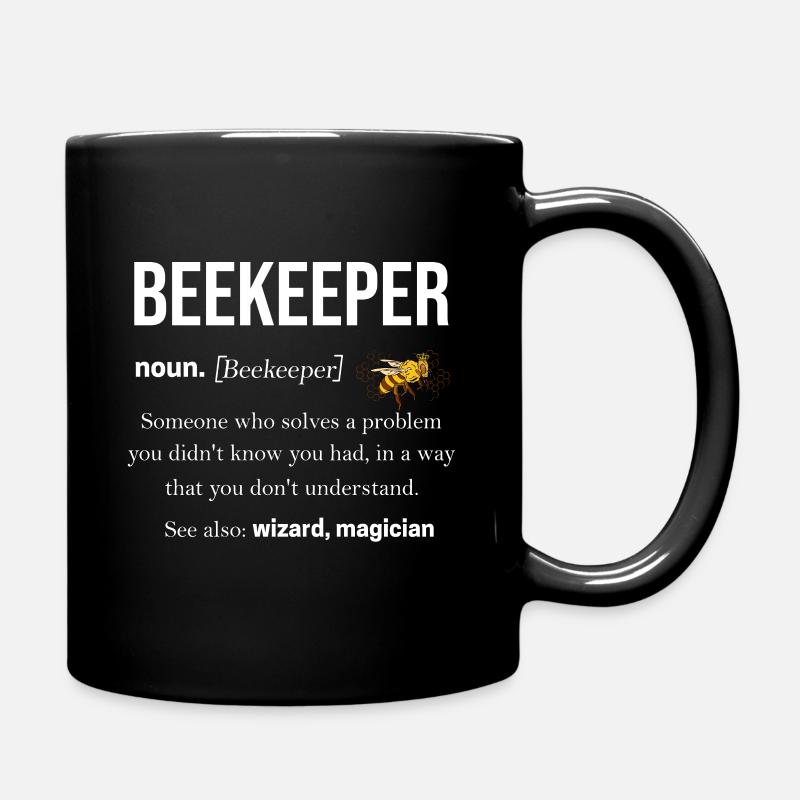 Imker - Tasse einfarbig - Schwarz