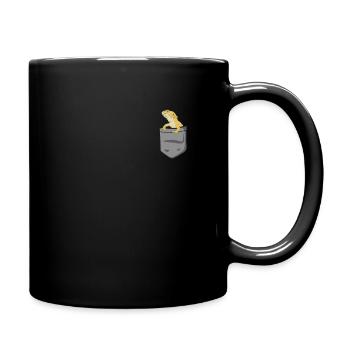 Bearded Dragon In Pocket Reptile Lizard - Mug uni - noir - Droite