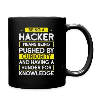 Ethical Hackers Programing Online Cybersecurity - Mug uni - noir - Droite