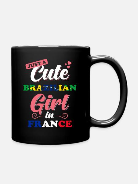 Brésil France Proverbe - Mug uni - noir