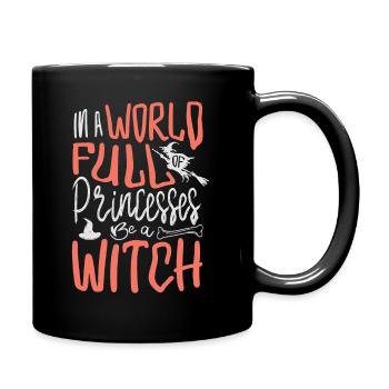 Halloween Lustig - Tasse einfarbig - Schwarz - Rechts
