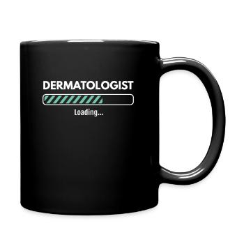 Dermatologist Loading Studying Dermatology - Full Colour Mug - black - Right