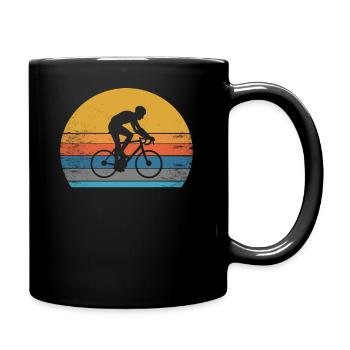 Road Bike Bike Vntage Women Road Bike Rider Men - Full Colour Mug - black - Right