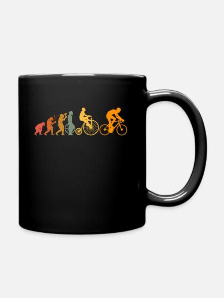 Rennrad Fahrrad Zubehör Damen Rennrad Fahrer - Tasse einfarbig - Schwarz