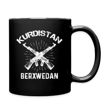 Kurdistan Berxwedan Kurdisch Kurde - Tasse einfarbig - Schwarz - Rechts