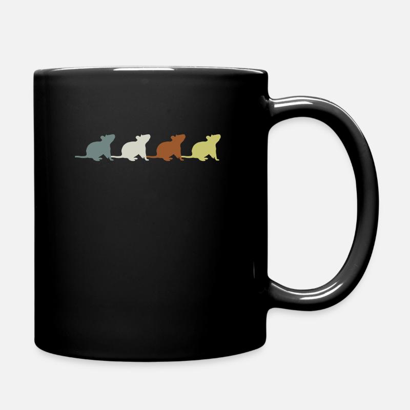 Rat Mama Rats Pet Rat Lover - Full Colour Mug - black