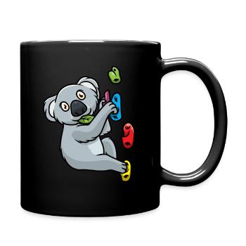 Boulderers Bouldering Koala Climbing Climbing Wall - Full Colour Mug - black - Right