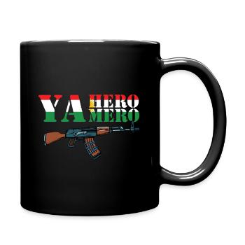 Kurdistan Flag Yamero Yahero Kurdish Meme - Full Colour Mug - black - Right