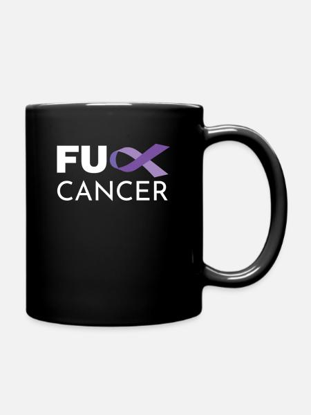 Cancer Survivor Fighter - Full Colour Mug - black