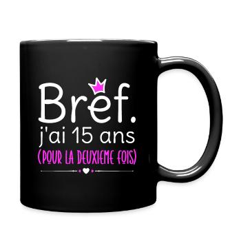 Cadeau d'anniversaire femme 30 ans - Mug uni - noir - Droite