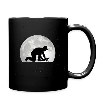 Tiler Moon Mosaic Layer Plate Layer - Full Colour Mug - black - Right