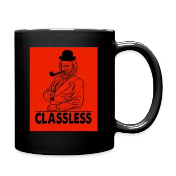 Karl Marx Classless - Tasse einfarbig - Schwarz - Rechts
