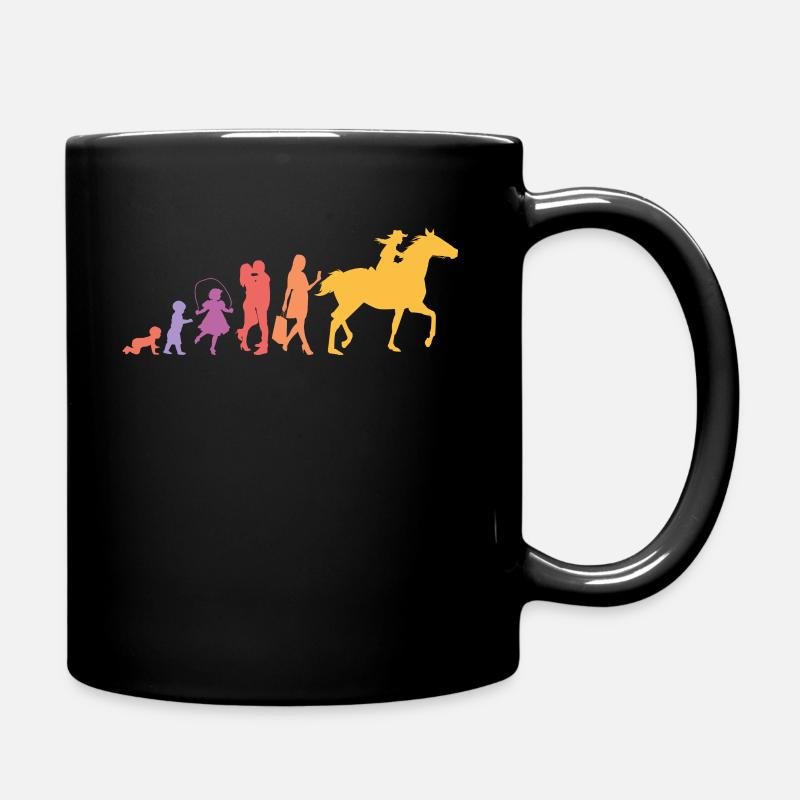 Westernreiten Frauen Pferde Mädchen Pferd Western - Tasse einfarbig - Schwarz