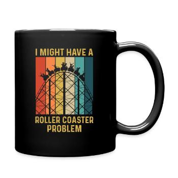 Amusement park design for an amusement park expert - Full Colour Mug - black - Right
