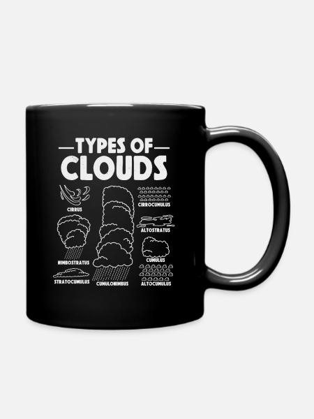 Meteorologe Wettervorhersage Wolkenbildung Wolken - Tasse einfarbig - Schwarz