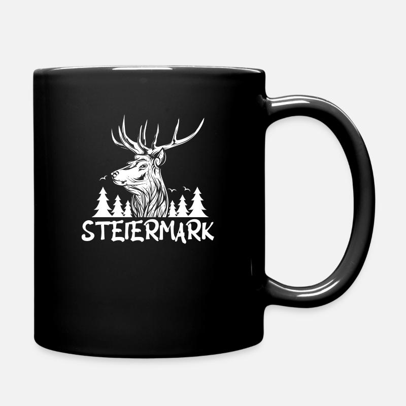 Steirischer Panther Wappen Steiermark Geschenk - Tasse einfarbig - Schwarz