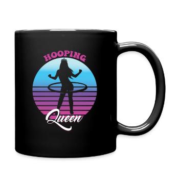 Hooping Queen Hullern Hulahoop - Tasse einfarbig - Schwarz - Rechts