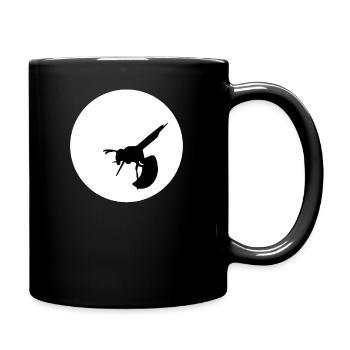 Wasp and Moon T SHIRT - Tasse einfarbig - Schwarz - Rechts