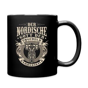 Hammersbald Mythologie nordique Patience impatience - Mug uni - noir - Droite