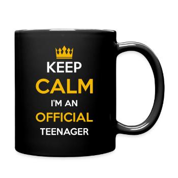 Offiziel adolescent cadeau - Mug uni - noir - Droite