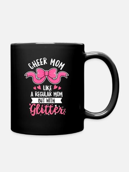 Cheer Mama Design für deine Cheerleading Mama - Tasse einfarbig - Schwarz