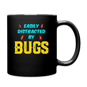 Vêtements pour insectes collecteurs d’insectes - Mug uni - noir - Droite