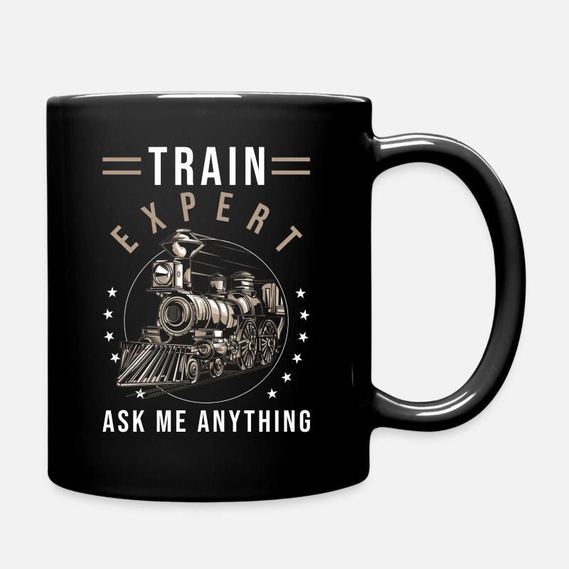 Don de train ferroviaire - Mug uni - noir