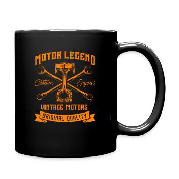 Legend Garage Screwdriver Workshop Piston Car - Full Colour Mug - black - Right