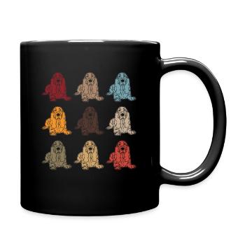 Basset Hound | Chien chien cadeau - Mug uni - noir - Droite