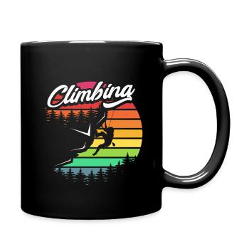 Escalade cadeau escalade rocheuse Sports de montagne Climbing - Mug uni - noir - Droite