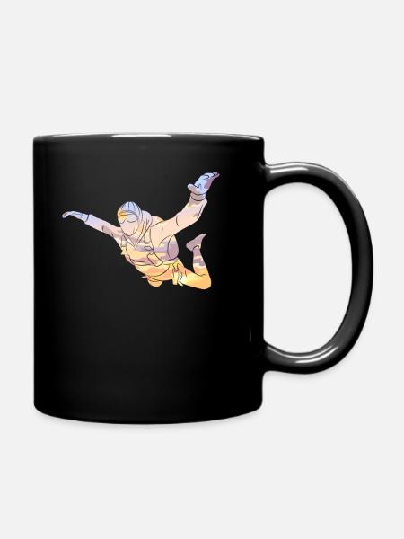 Skydiving Sunset - Mug uni - noir