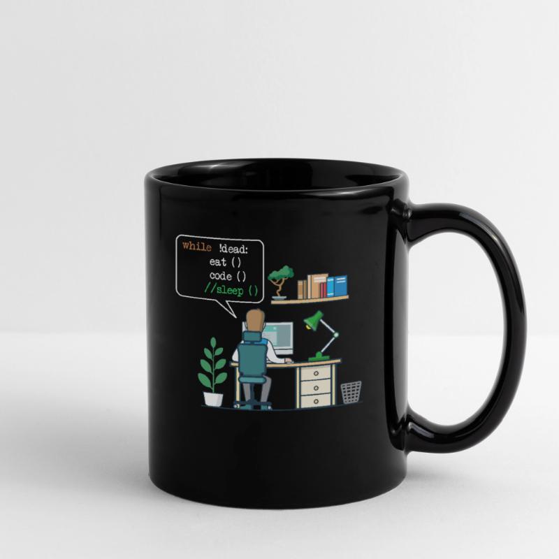 Eat Code Sleep | Funny Coder Programmeur Mug uni