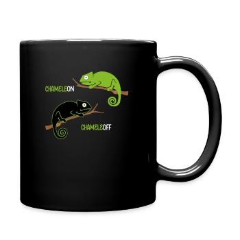 Chameleon Chameleoff - Full Colour Mug - black - Right