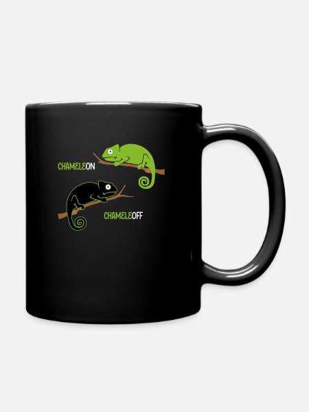 Chameleon Chameleoff - Tasse einfarbig - Schwarz