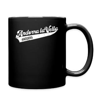 Andorra la Vella, Andorra - Mug uni - noir - Droite