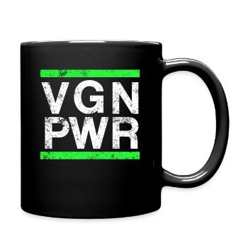 Vegan Power | Vegan - Full Colour Mug - black - Right
