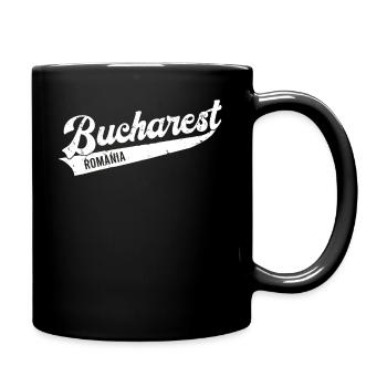 Bucharest,Romania - Mug uni - noir - Droite