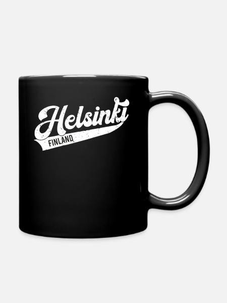 Helsinki,Finland - Mug uni - noir