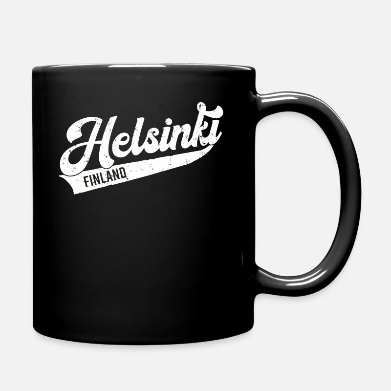 Helsinki,Finland - Tasse einfarbig - Schwarz