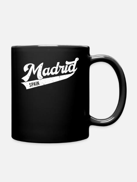 Madrid,Spain - Mug uni - noir